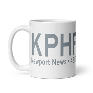 Newport News Williamsburg International Airport (KPHF) ICAO Mug