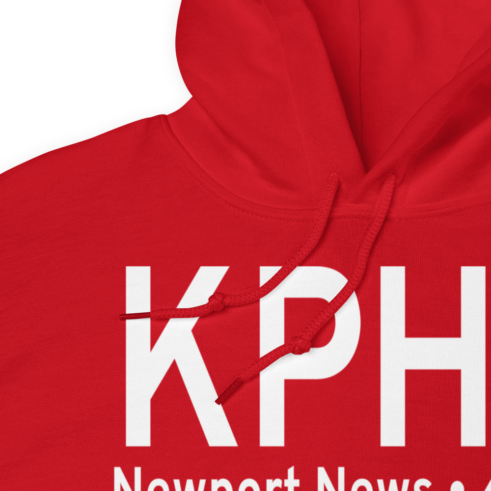 Newport News Williamsburg International Airport (KPHF) ICAO Hoodie Sweatshirt 