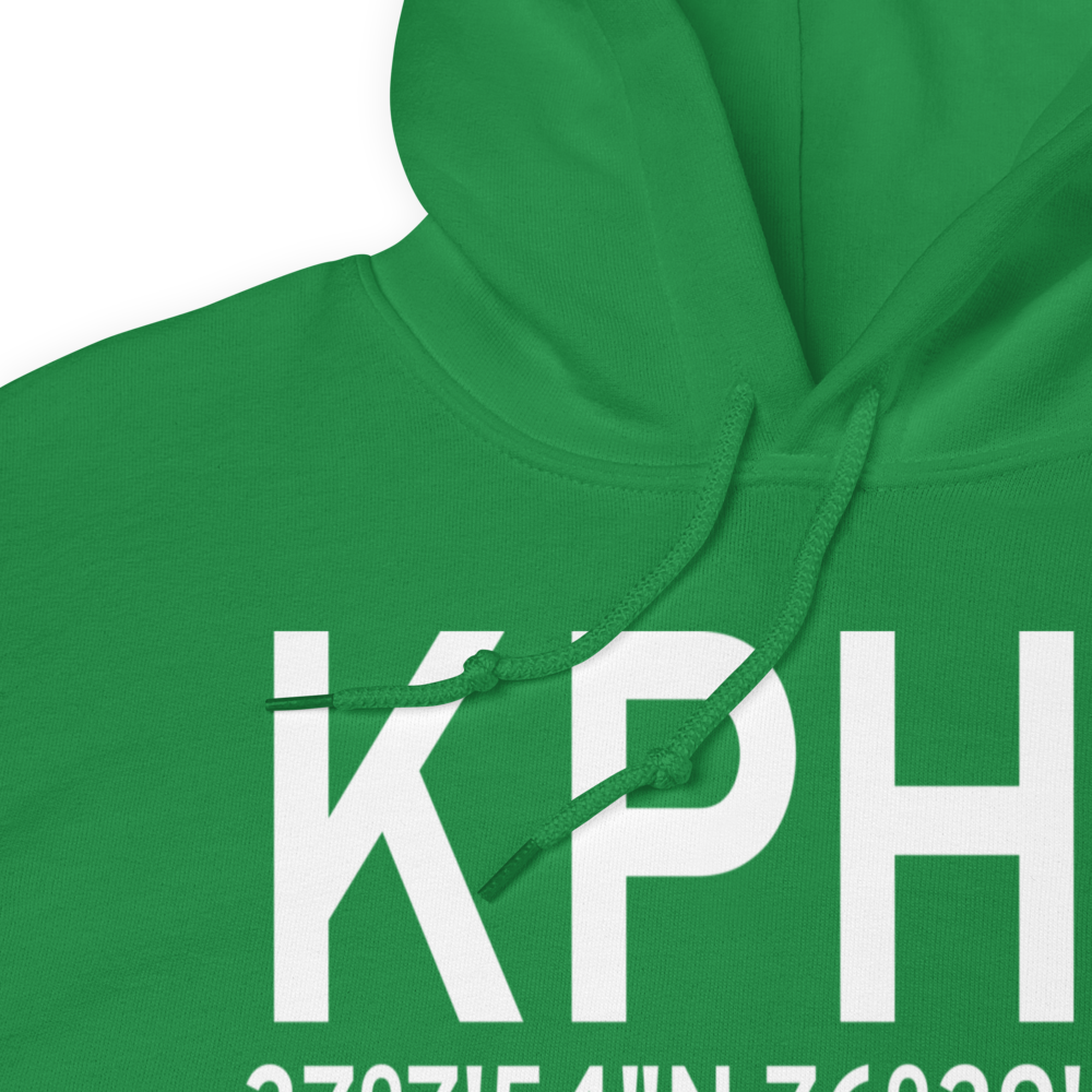 Newport News Williamsburg International Airport (KPHF) ICAO Hoodie Sweatshirt 