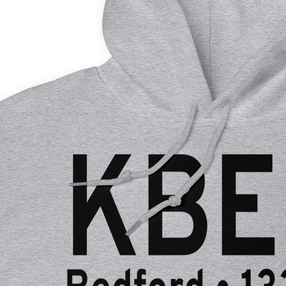 Laurence G Hanscom Field (KBED) ICAO Hoodie Sweatshirt 