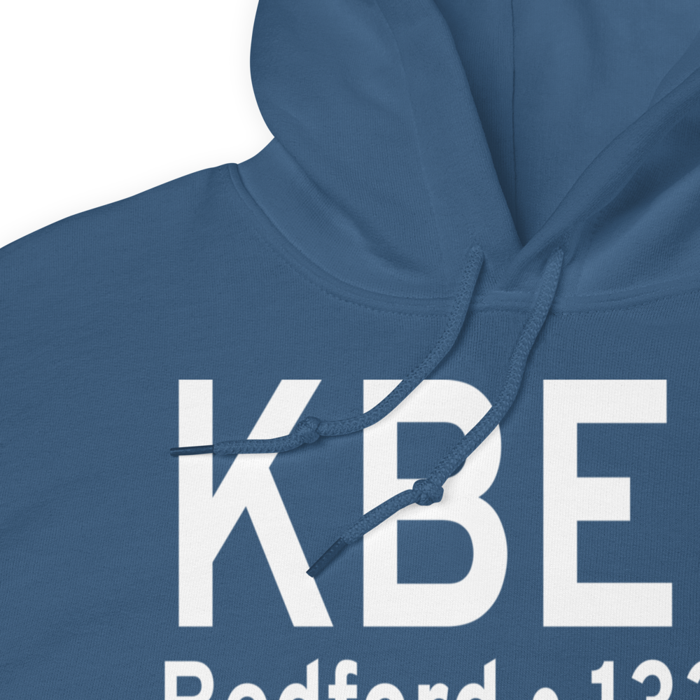 Laurence G Hanscom Field (KBED) ICAO Hoodie Sweatshirt 