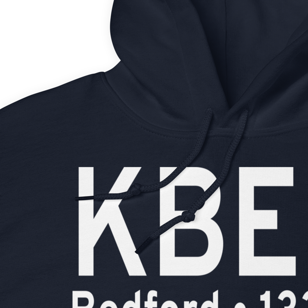 Laurence G Hanscom Field (KBED) ICAO Hoodie Sweatshirt 