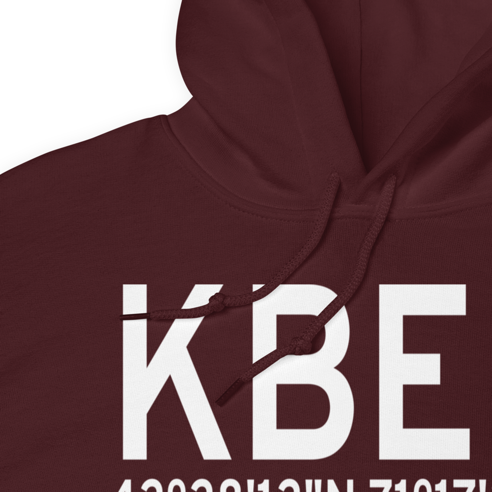 Laurence G Hanscom Field (KBED) ICAO Hoodie Sweatshirt 