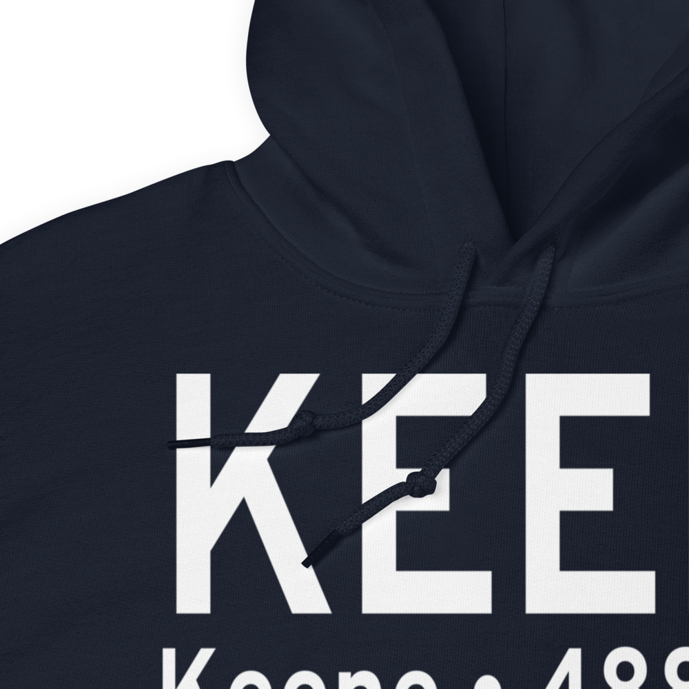 Dillant Hopkins Airport (KEEN) ICAO Hoodie Sweatshirt 