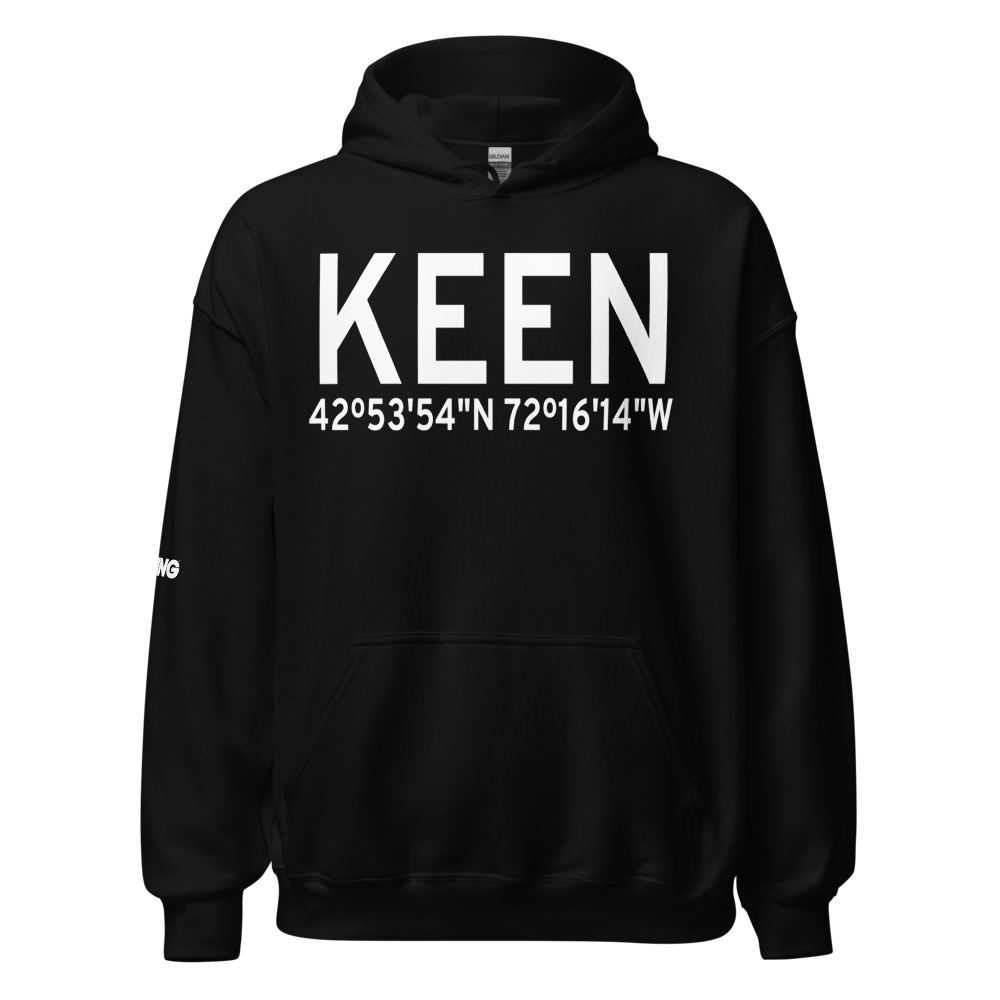 Dillant Hopkins Airport (KEEN) ICAO Hoodie Sweatshirt 