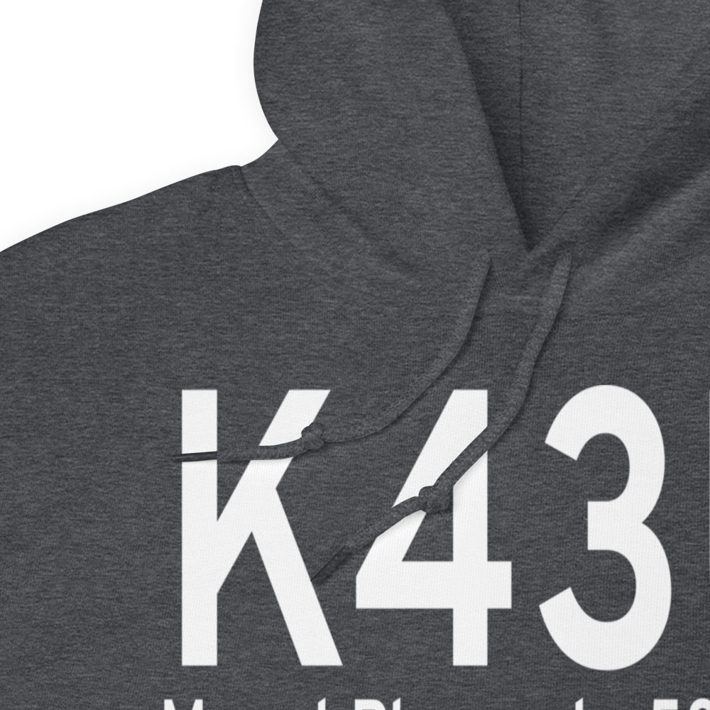 Mount Pleasant Airport (K43U) ICAO Hoodie Sweatshirt 