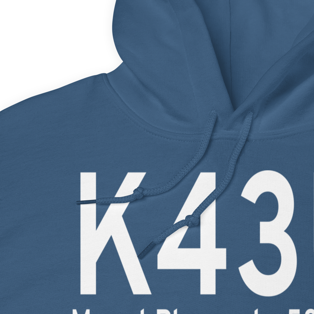 Mount Pleasant Airport (K43U) ICAO Hoodie Sweatshirt 