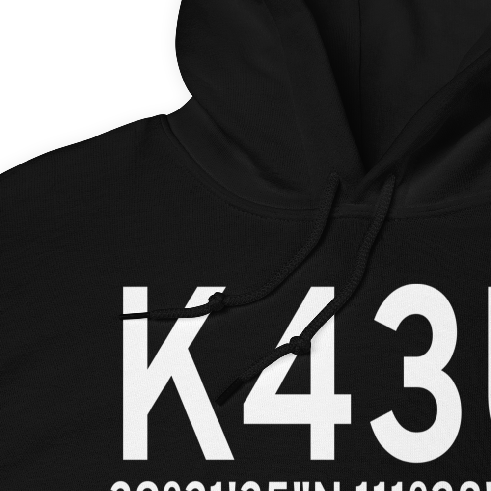 Mount Pleasant Airport (K43U) ICAO Hoodie Sweatshirt 