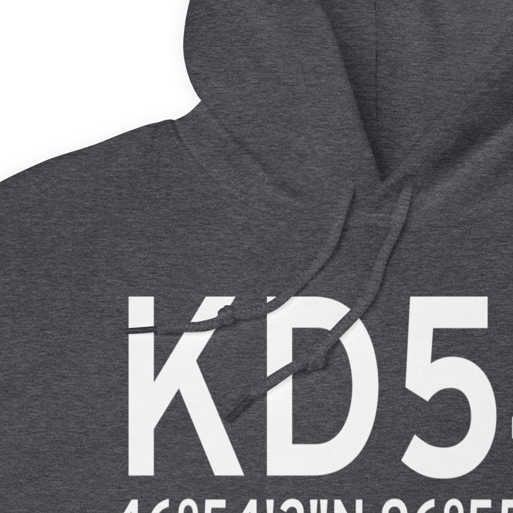 West Fargo Municipal Airport (KD54) ICAO Hoodie Sweatshirt 