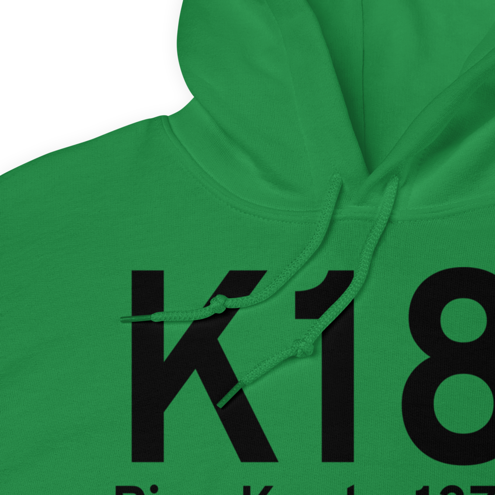 Mc Creary County Airport (K18I) ICAO Hoodie Sweatshirt 