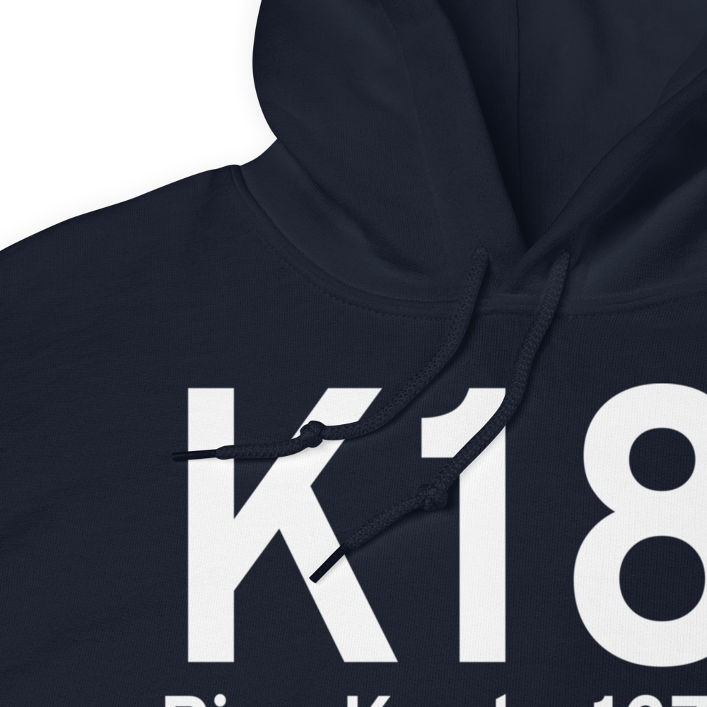 Mc Creary County Airport (K18I) ICAO Hoodie Sweatshirt 