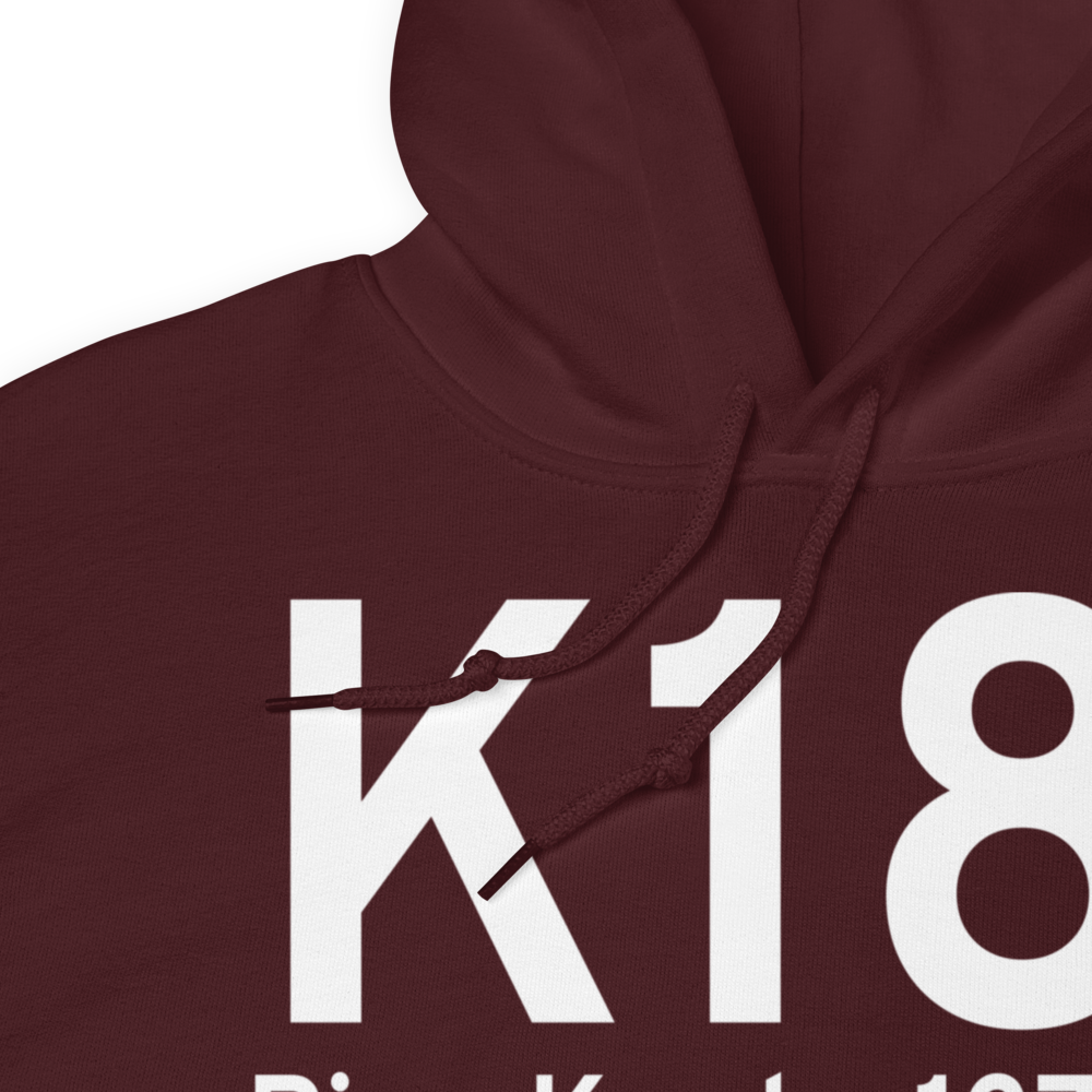 Mc Creary County Airport (K18I) ICAO Hoodie Sweatshirt 