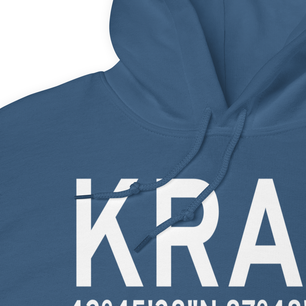 John H Batten Airport (KRAC) ICAO Hoodie Sweatshirt 