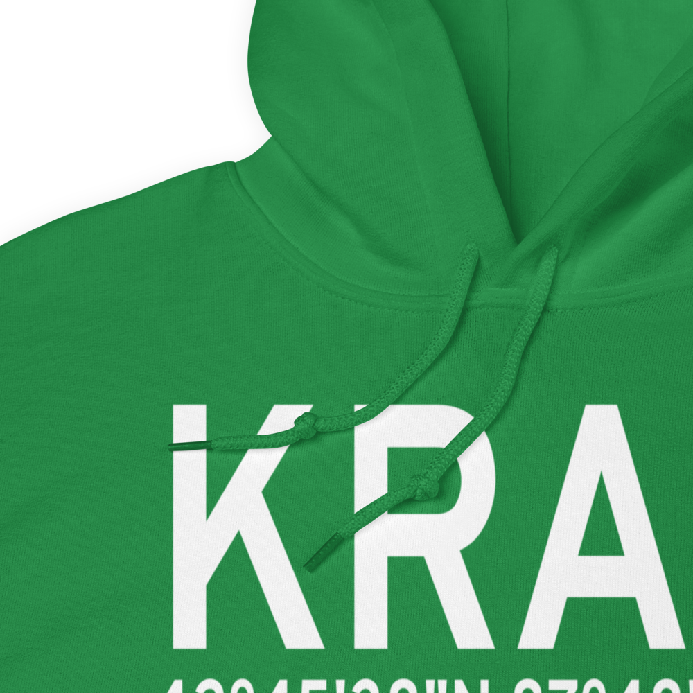 John H Batten Airport (KRAC) ICAO Hoodie Sweatshirt 