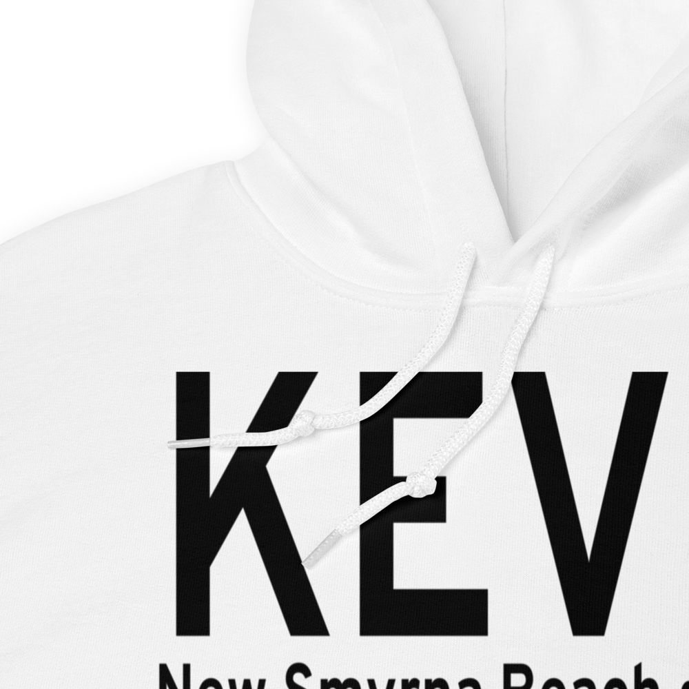 New Smyrna Beach Municipal Airport (KEVB) ICAO Hoodie Sweatshirt 
