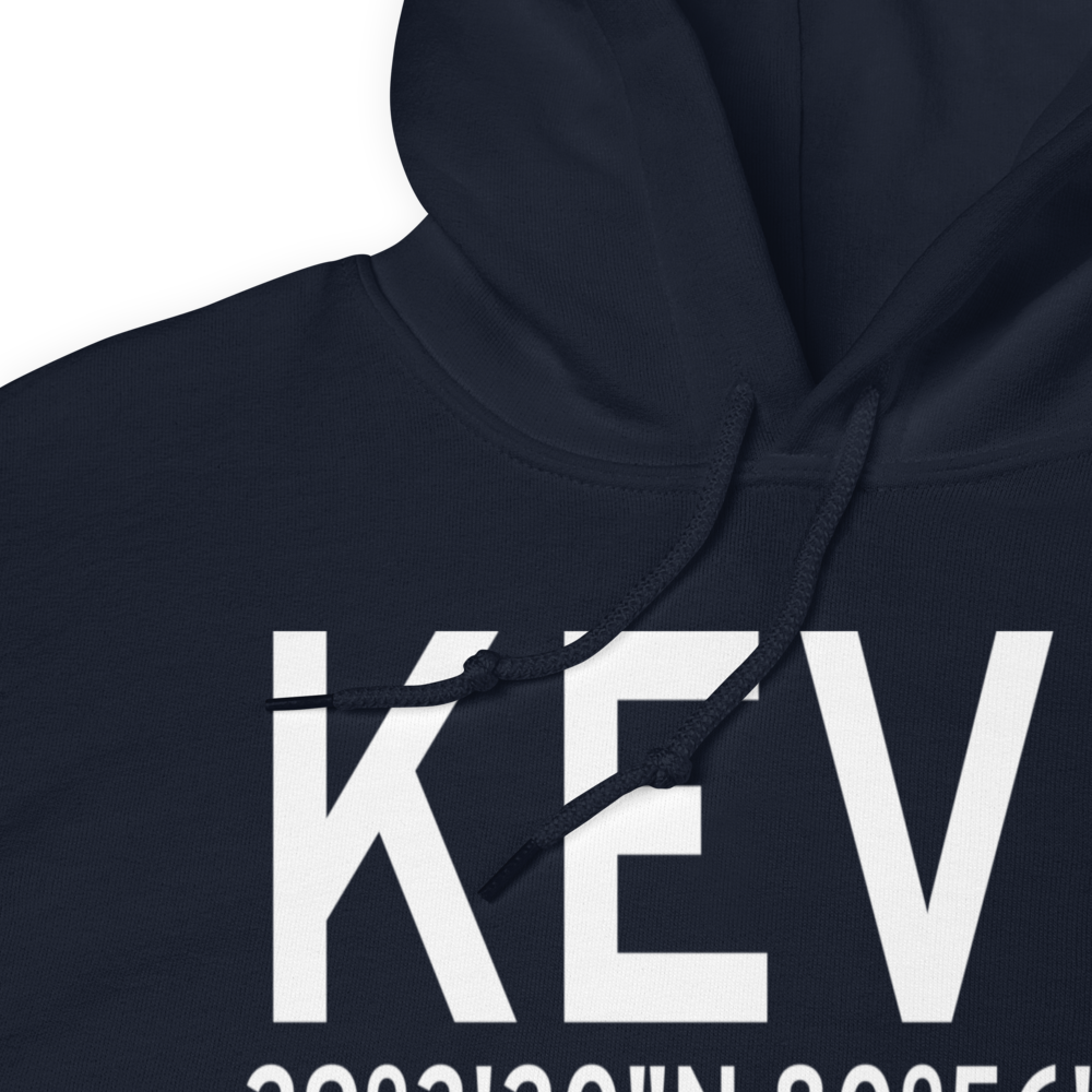 New Smyrna Beach Municipal Airport (KEVB) ICAO Hoodie Sweatshirt 