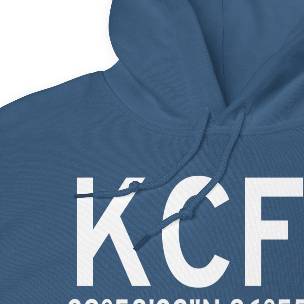 Crawfordsville Regional Airport (KCFJ) ICAO Hoodie Sweatshirt 