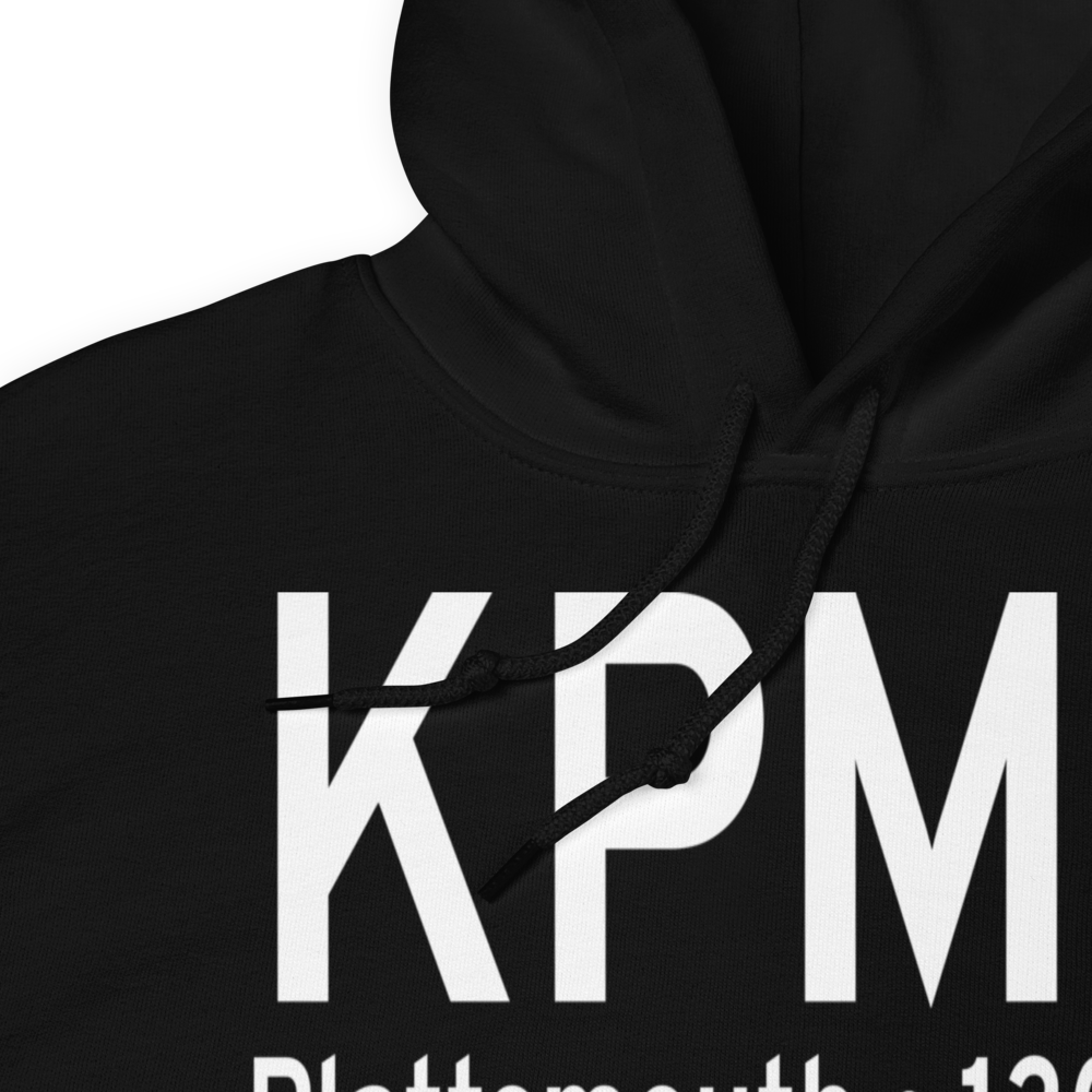 Plattsmouth Municipal Airport (KPMV) ICAO Hoodie Sweatshirt 