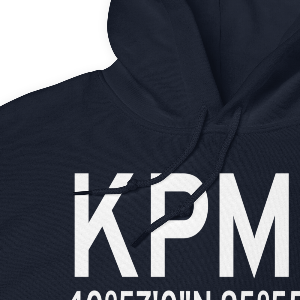 Plattsmouth Municipal Airport (KPMV) ICAO Hoodie Sweatshirt 