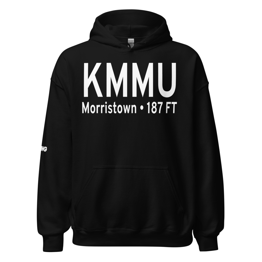 Morristown Municipal Airport (KMMU) ICAO Hoodie Sweatshirt 