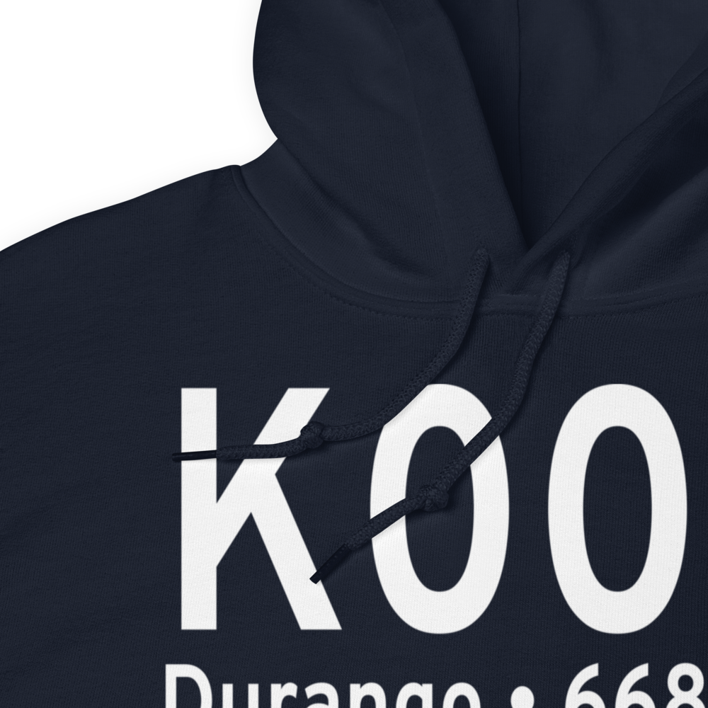 Animas Air Park (K00C) ICAO Hoodie Sweatshirt 