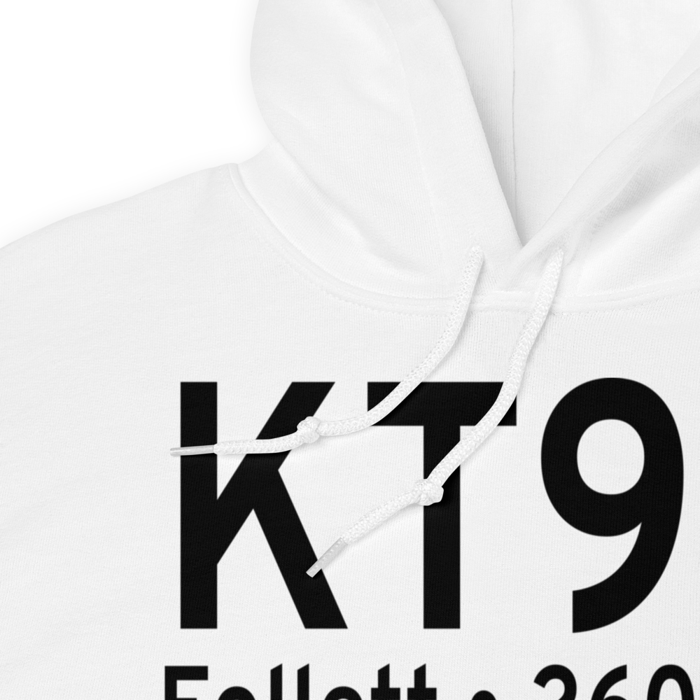 Follett Lipscomb County Airport (KT93) ICAO Hoodie Sweatshirt 