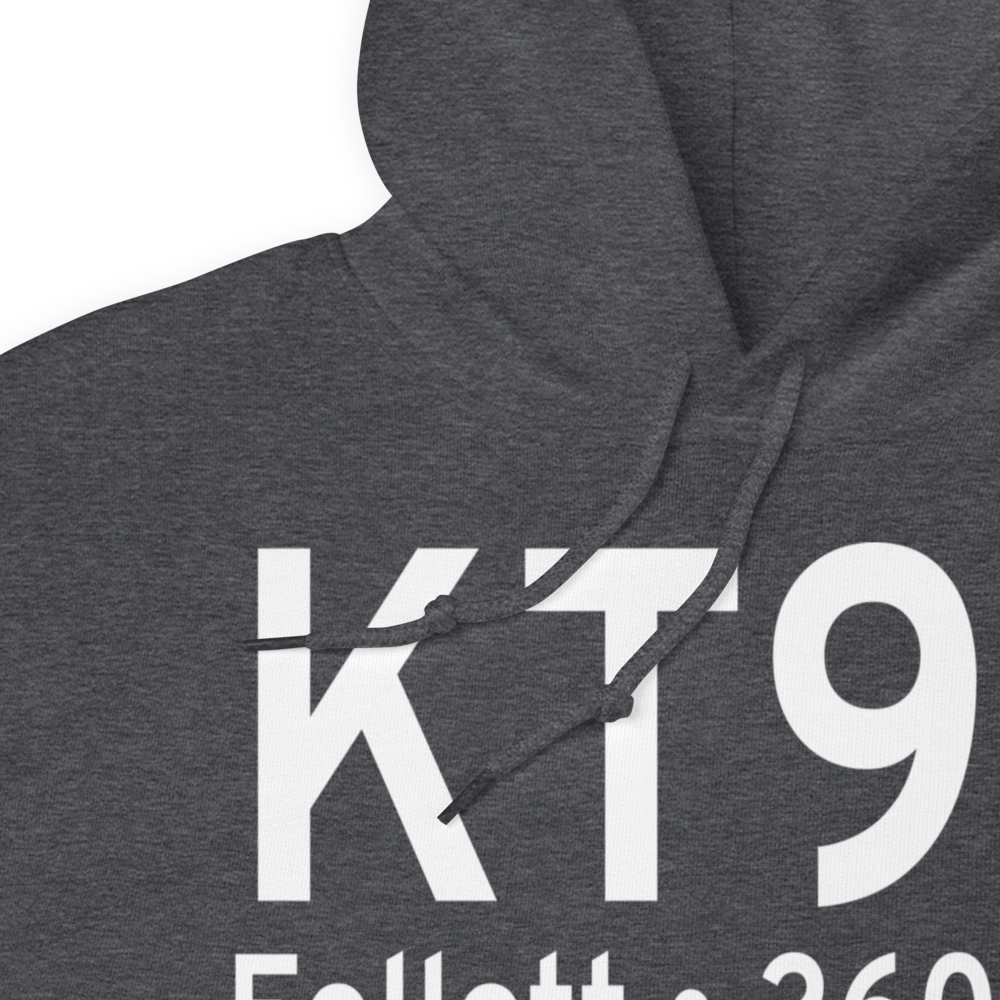 Follett Lipscomb County Airport (KT93) ICAO Hoodie Sweatshirt 