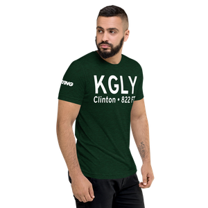 Clinton Memorial Airport (KGLY) ICAO Tri-blend T-Shirt