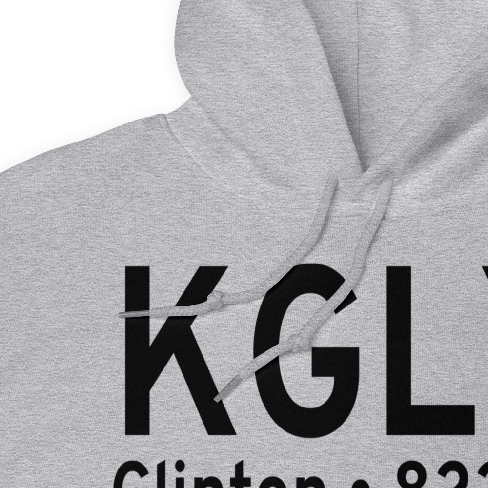 Clinton Memorial Airport (KGLY) ICAO Hoodie Sweatshirt 
