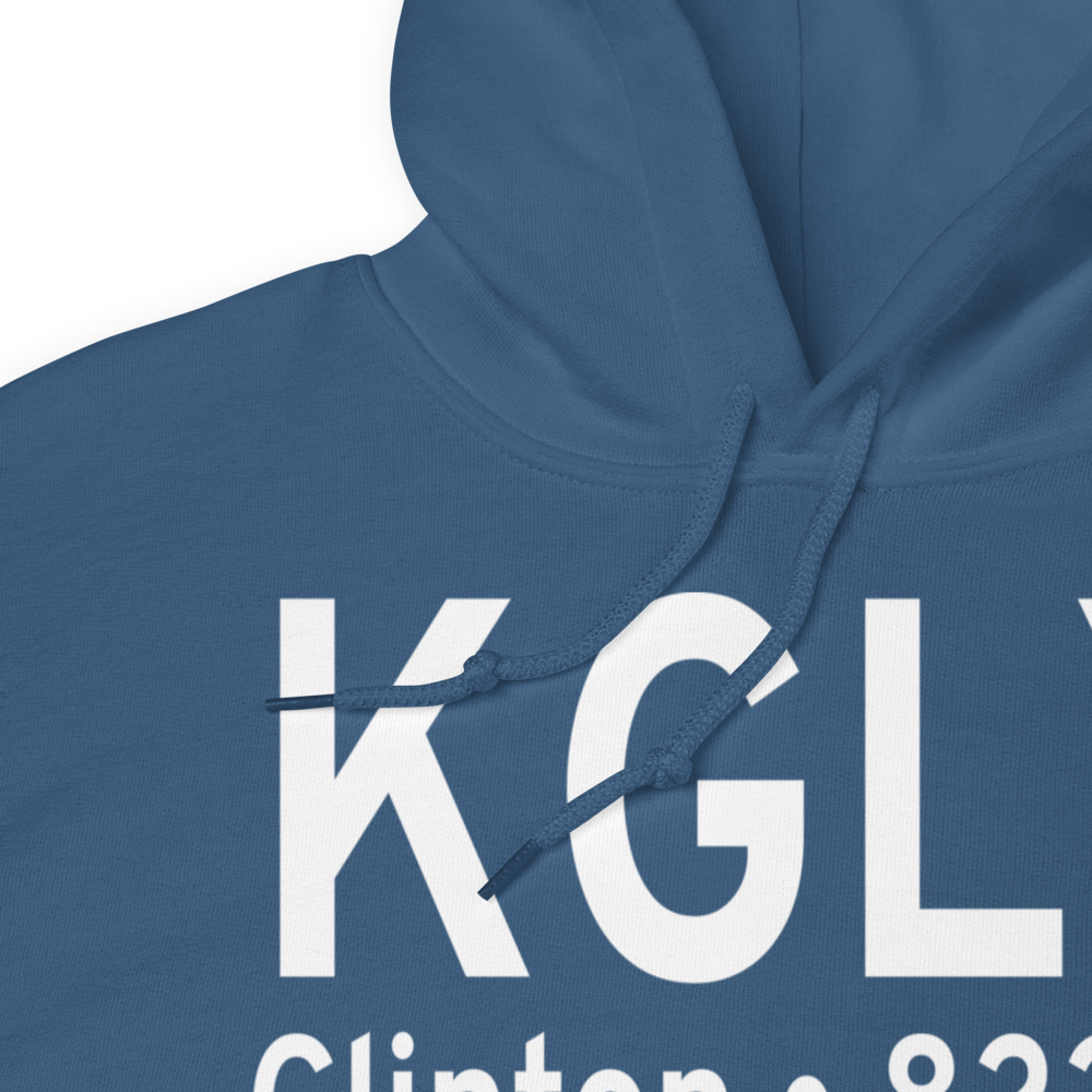 Clinton Memorial Airport (KGLY) ICAO Hoodie Sweatshirt 