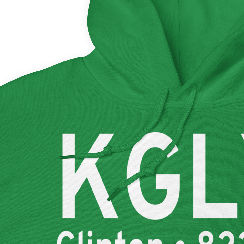 Clinton Memorial Airport (KGLY) ICAO Hoodie Sweatshirt 
