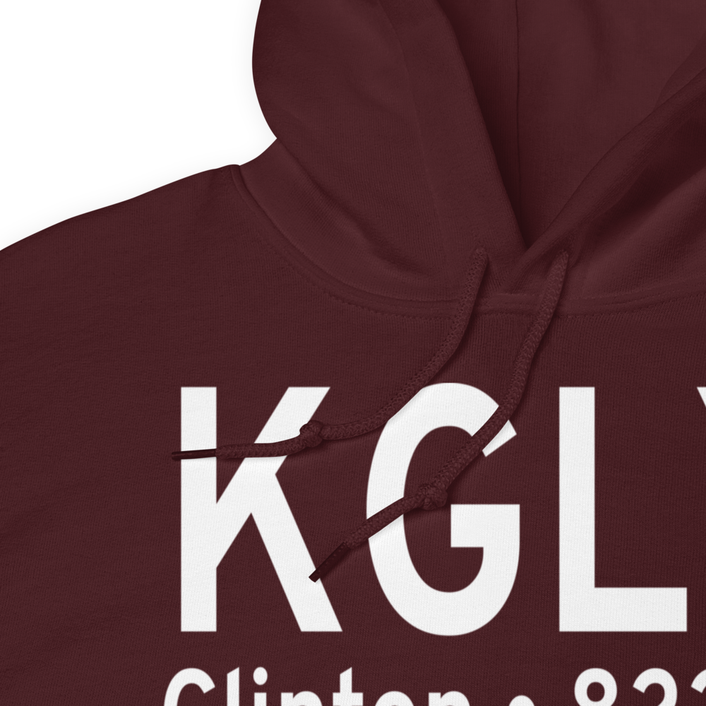 Clinton Memorial Airport (KGLY) ICAO Hoodie Sweatshirt 