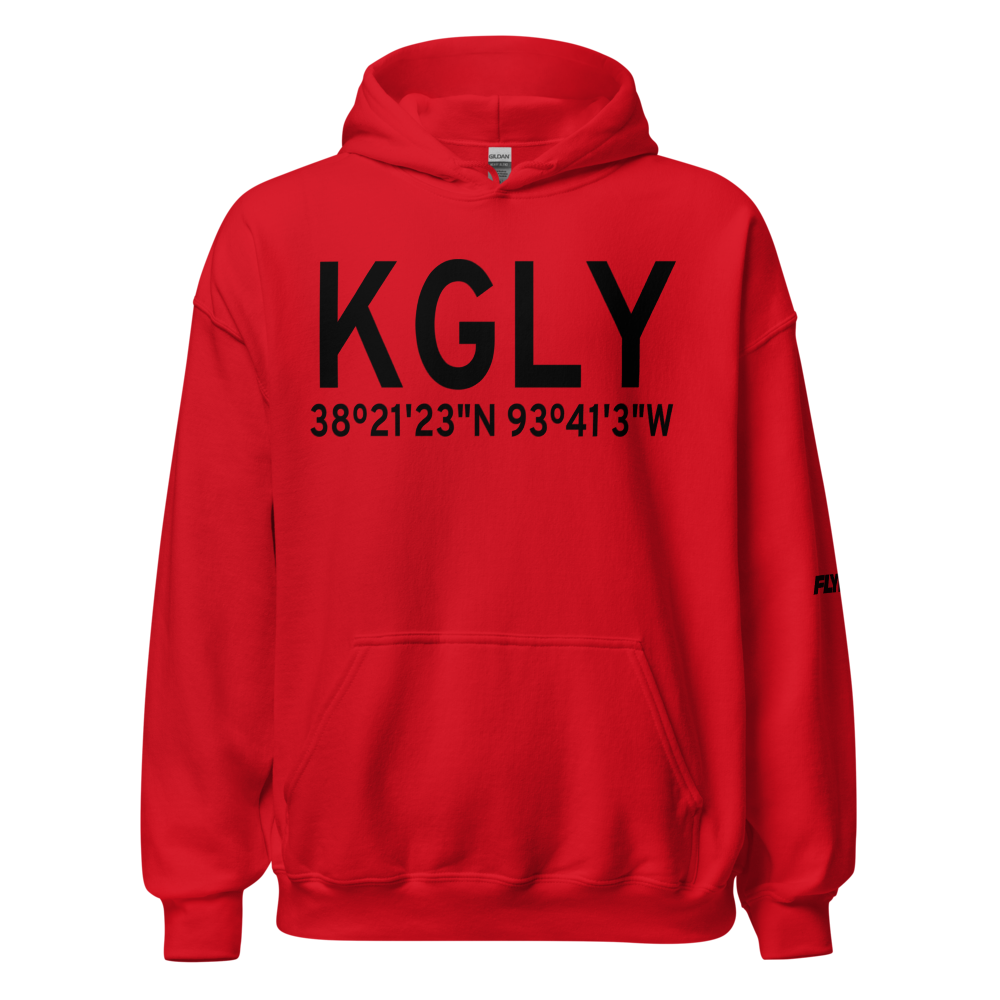 Clinton Memorial Airport (KGLY) ICAO Hoodie Sweatshirt 