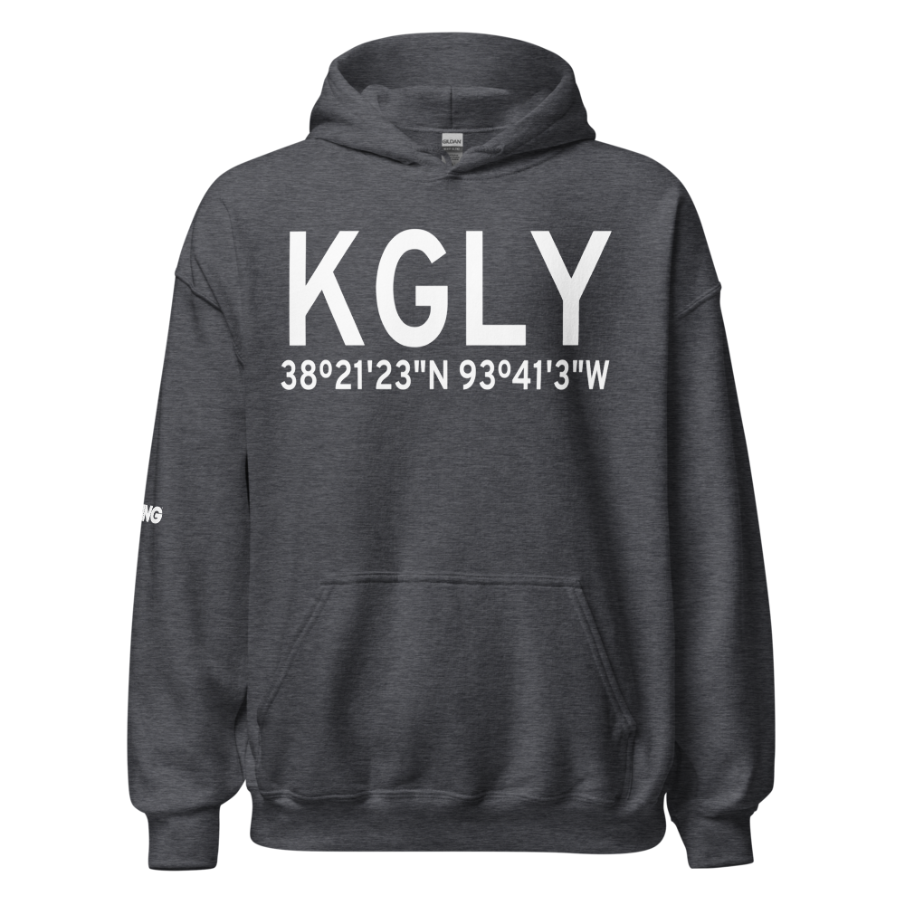 Clinton Memorial Airport (KGLY) ICAO Hoodie Sweatshirt 