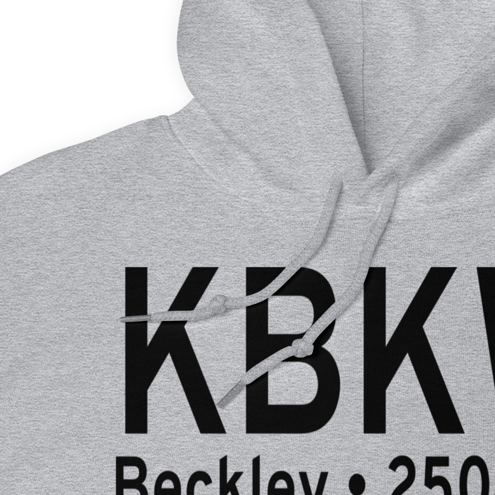Raleigh County Memorial Airport (KBKW) ICAO Hoodie Sweatshirt 