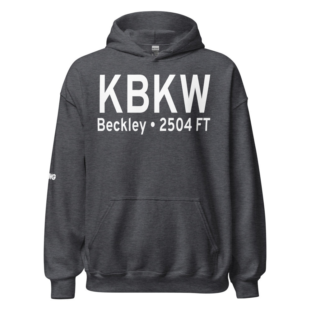 Raleigh County Memorial Airport (KBKW) ICAO Hoodie Sweatshirt 