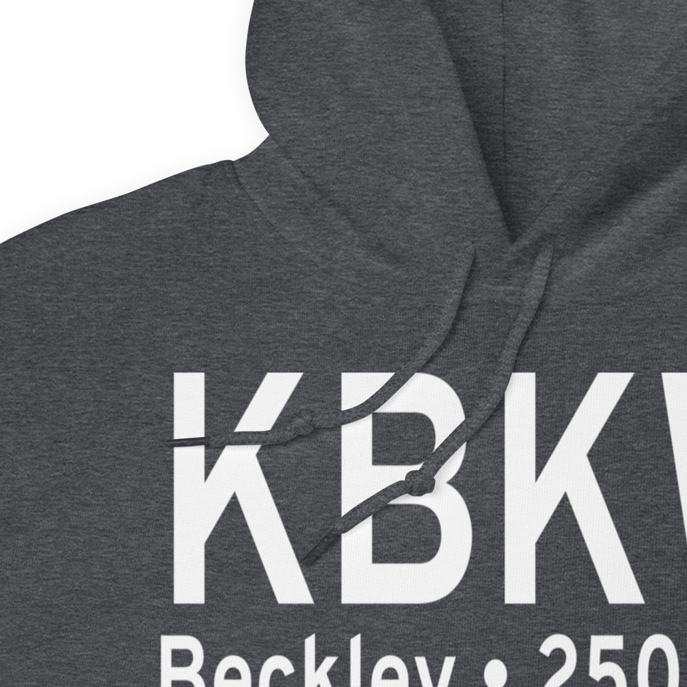 Raleigh County Memorial Airport (KBKW) ICAO Hoodie Sweatshirt 