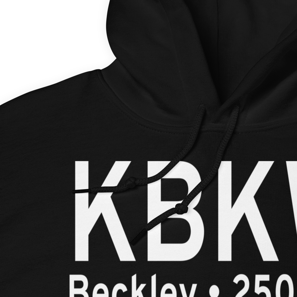 Raleigh County Memorial Airport (KBKW) ICAO Hoodie Sweatshirt 