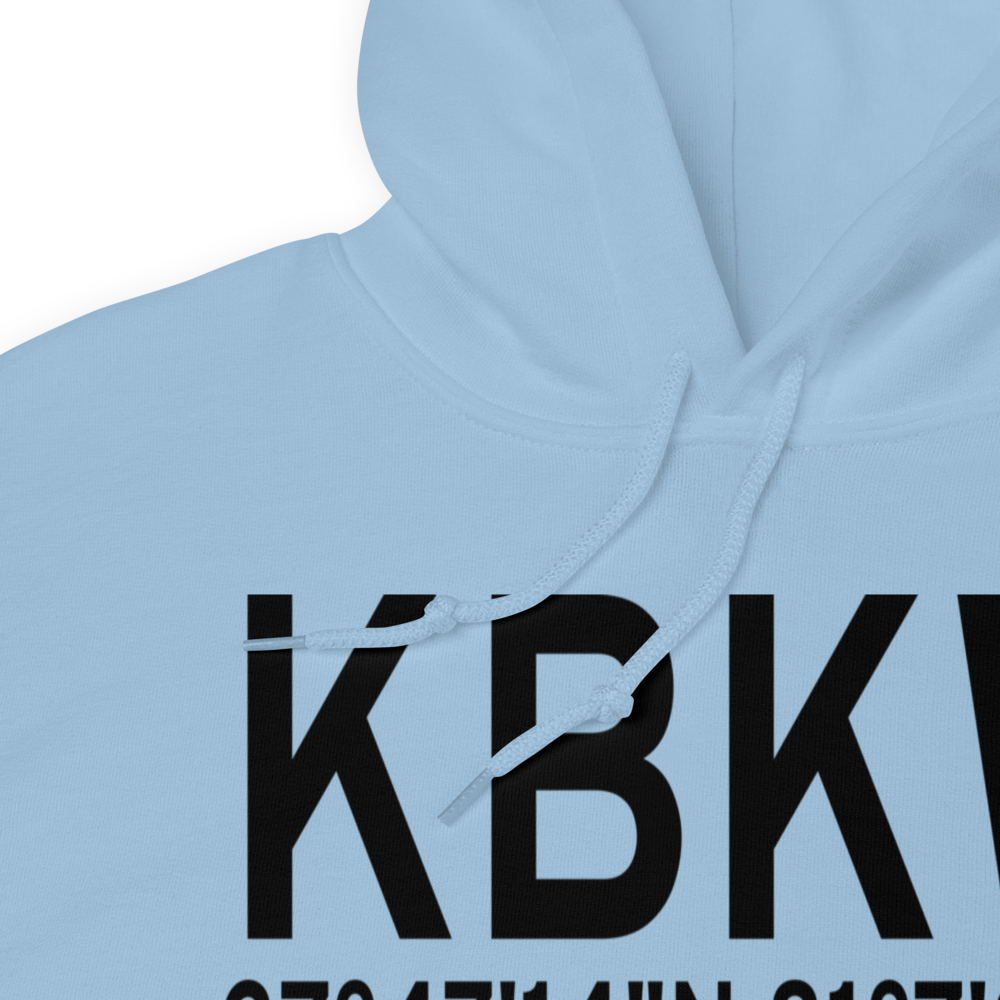 Raleigh County Memorial Airport (KBKW) ICAO Hoodie Sweatshirt 
