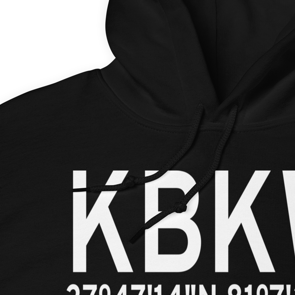 Raleigh County Memorial Airport (KBKW) ICAO Hoodie Sweatshirt 