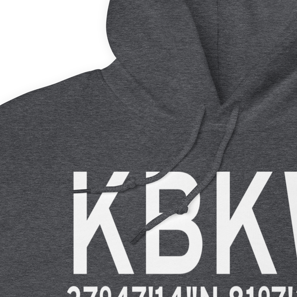 Raleigh County Memorial Airport (KBKW) ICAO Hoodie Sweatshirt 