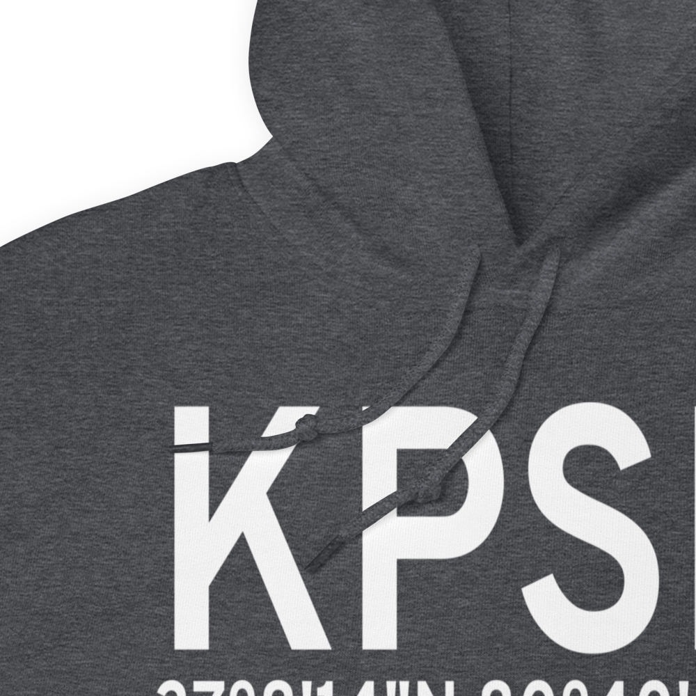 New River Valley Airport (KPSK) ICAO Hoodie Sweatshirt 