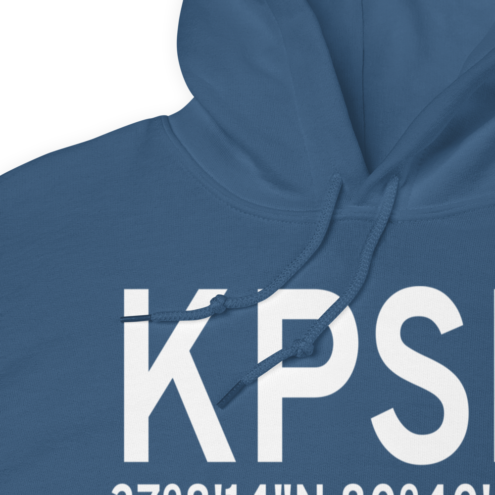 New River Valley Airport (KPSK) ICAO Hoodie Sweatshirt 