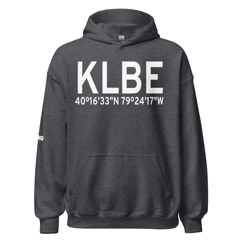 Arnold Palmer Regional Airport (KLBE) ICAO Hoodie Sweatshirt 