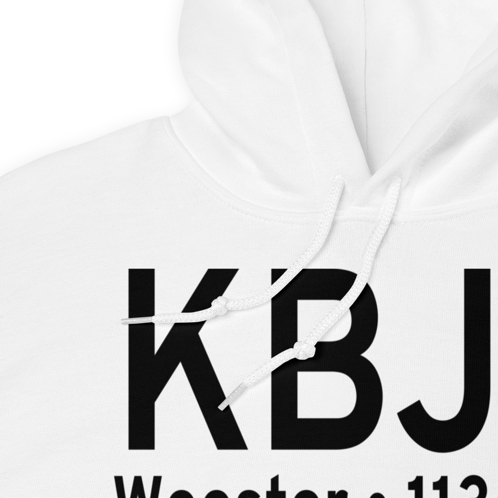 Wayne County Airport (KBJJ) ICAO Hoodie Sweatshirt 