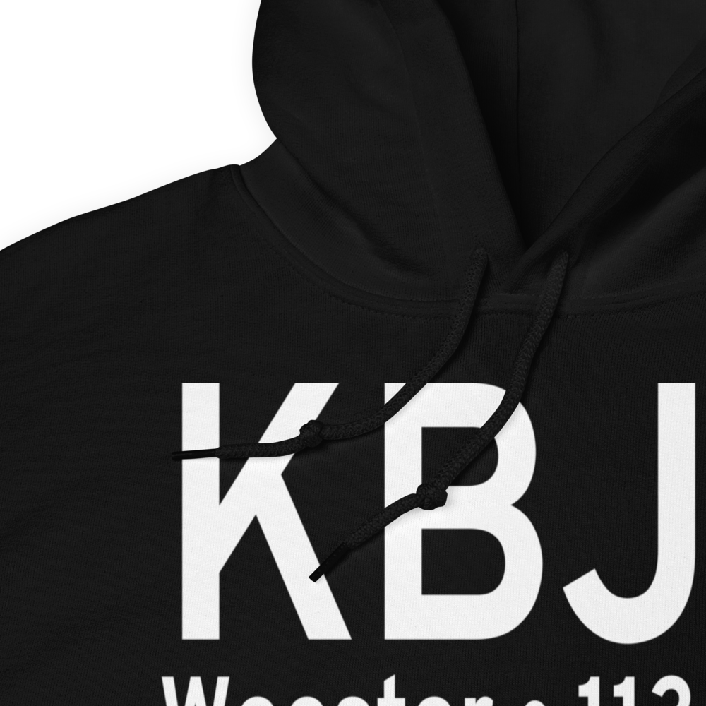 Wayne County Airport (KBJJ) ICAO Hoodie Sweatshirt 