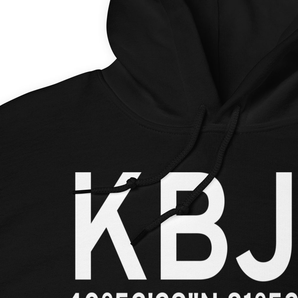 Wayne County Airport (KBJJ) ICAO Hoodie Sweatshirt 