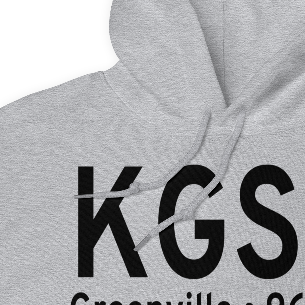 Greenville Spartanburg International Airport (KGSP) ICAO Hoodie Sweatshirt 