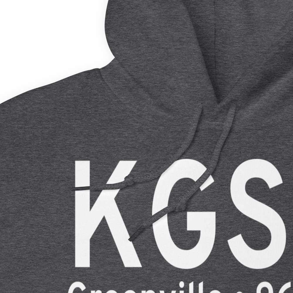 Greenville Spartanburg International Airport (KGSP) ICAO Hoodie Sweatshirt 