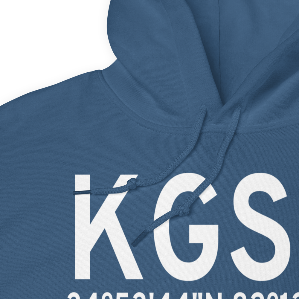Greenville Spartanburg International Airport (KGSP) ICAO Hoodie Sweatshirt 